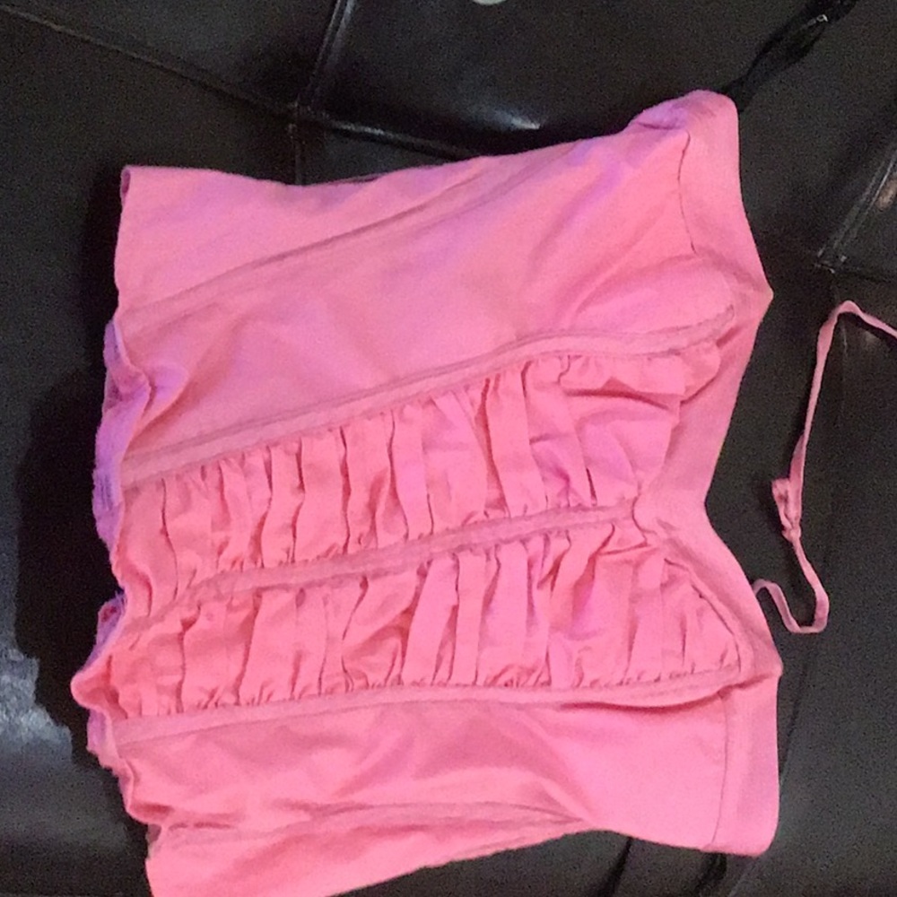 Pink Crop-top Bebe Shirt
